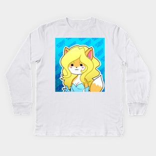 Chibi Wondervixen Kids Long Sleeve T-Shirt